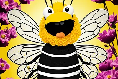 Illustration for Bee Joke
