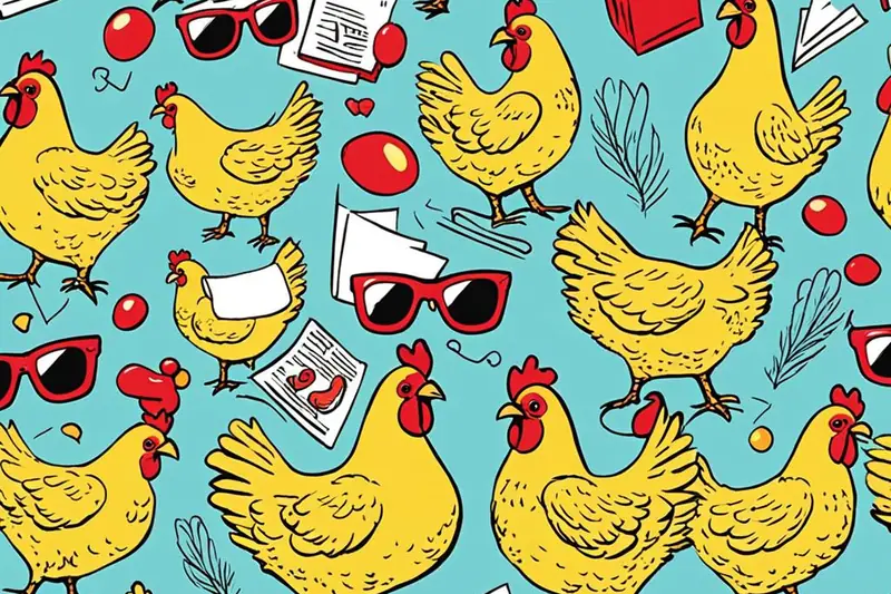 Illustration for Best Chicken Jokes: Clucking Hilarious Poultry Puns