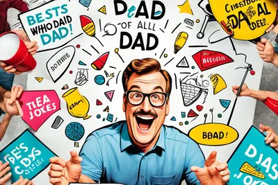 Illustration for Best Dad Jokes Of All Time