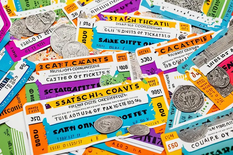 Illustration for Fake Scratch Off Tickets