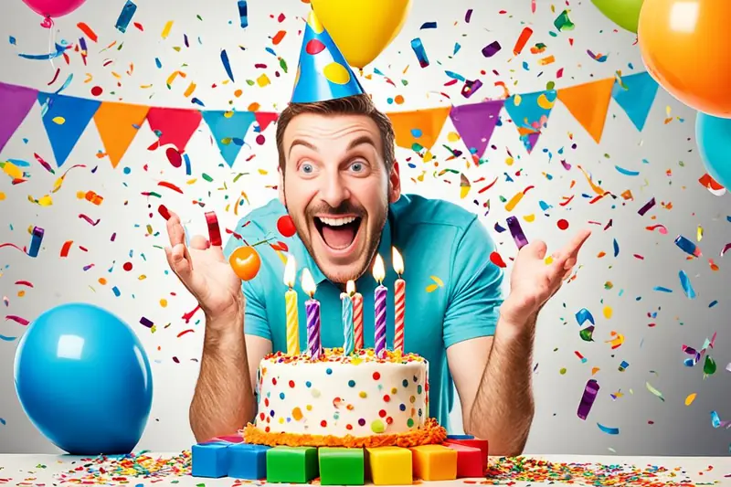 Illustration for Happy Birthday Jokes