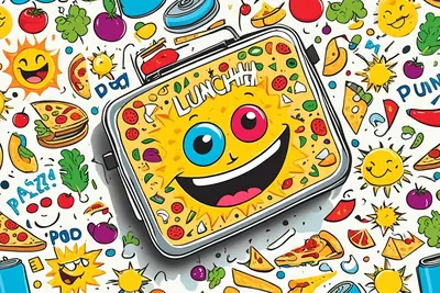 Illustration for Lunchbox Jokes to Tuck Into a Lunch Bag